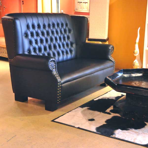 Oxford Black Sofa